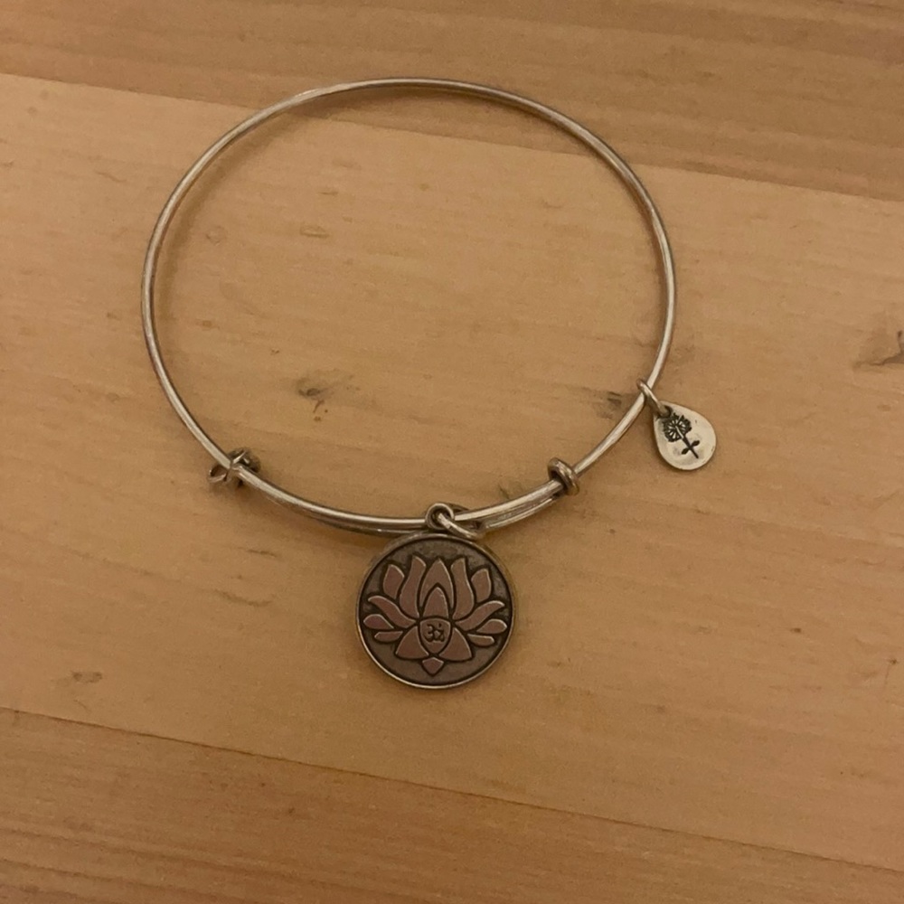 Alex and ani lotus flower bracelet bangle
